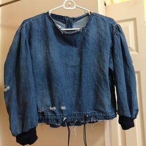 Jean denim blouse